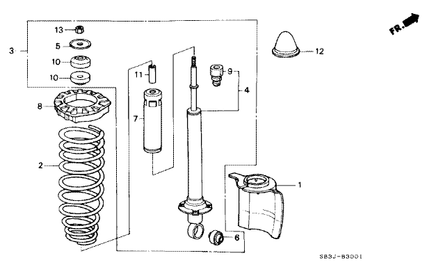 Rear damper