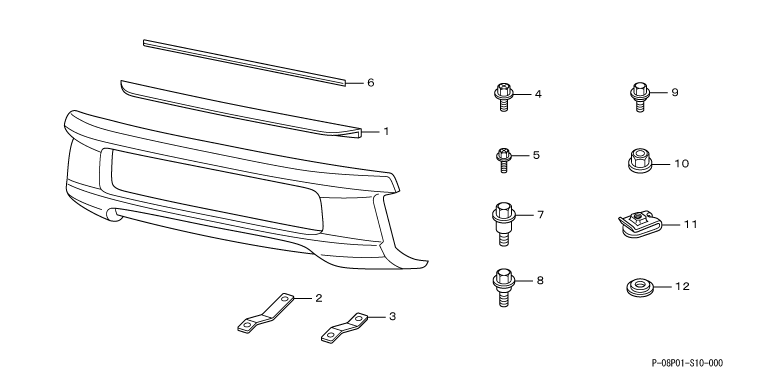 Sport grille (NH624P)