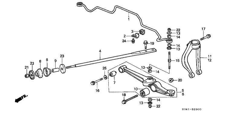 Front stabilizer / Front lower arm