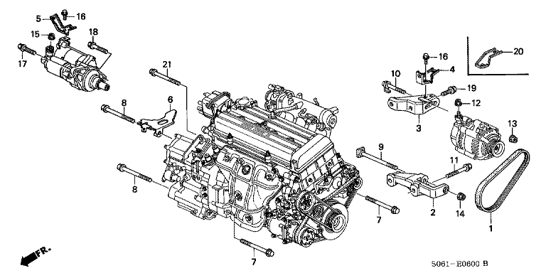 A.C. Generator Bracket