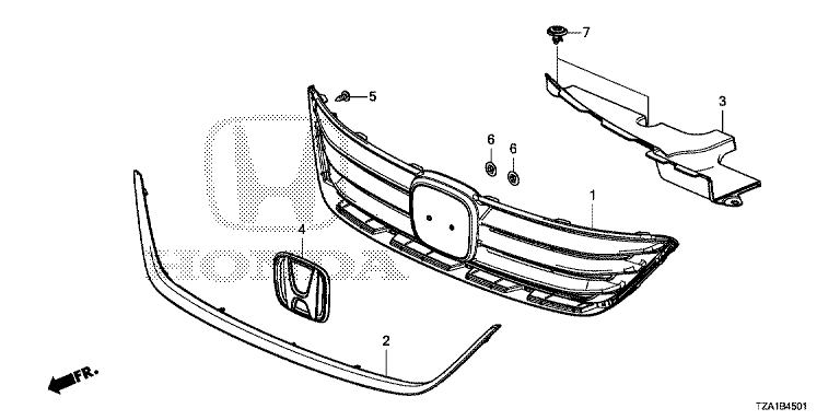 Front grille
