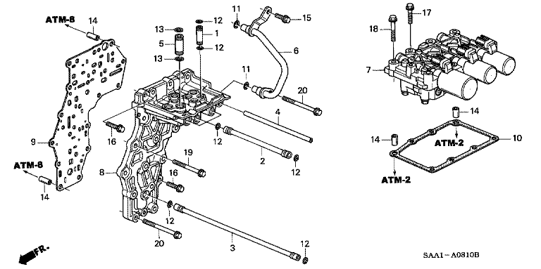 Control valve body