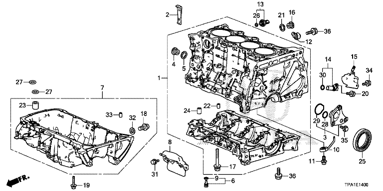 Cylinder Block/Oil Pan