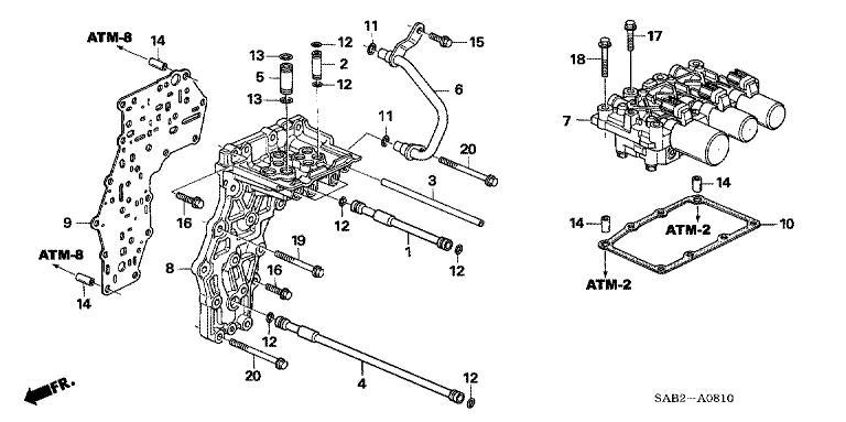 Control valve body