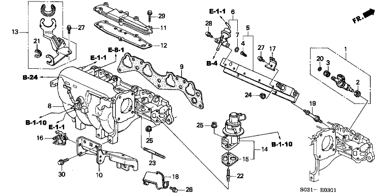 Intake Manifold (SOHC VTEC)