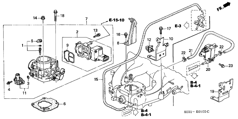 Throttle body (SOHC)