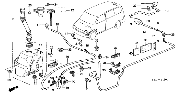 Windshield washer