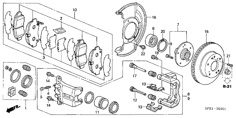 Front brake (ABSOLUTE)
