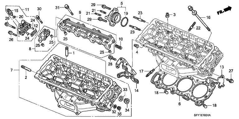 Rear Cylinder Head