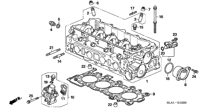 Cylinder head (VTEC)