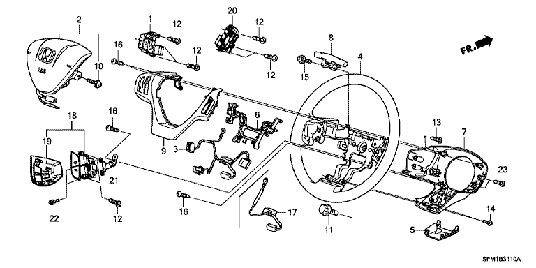 Steering wheel (SRS)