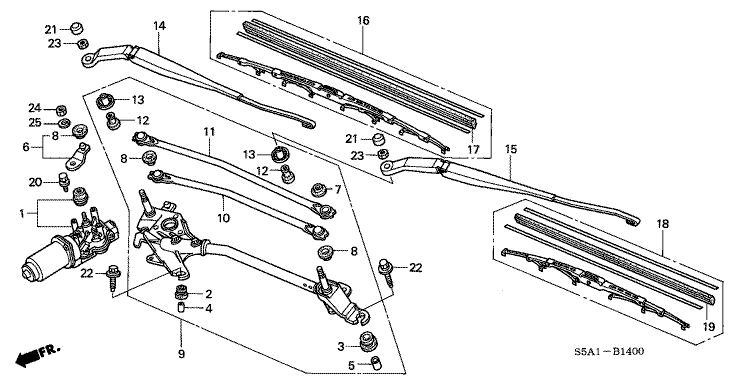 Front wiper