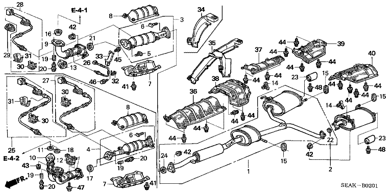 Exhaust Pipe (2WD) (2)
