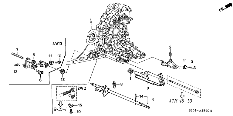 Shift shaft