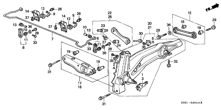 Rear stabilizer / Rear lower arm