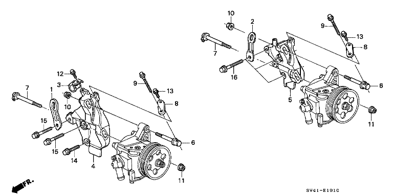 Power Steering Pump Bracket