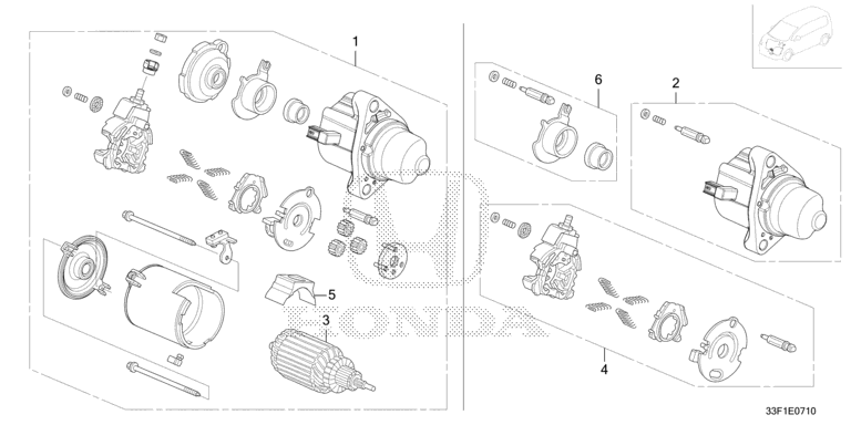 Starter Motor (Mitsuba)
