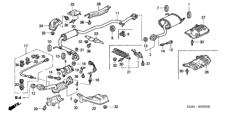 Exhaust pipe/silencer