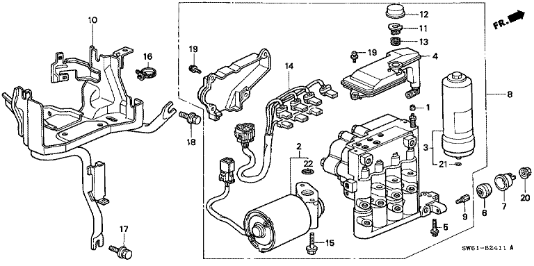 ABS modulator (V6) (100 type)