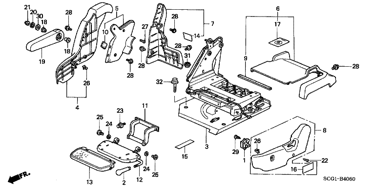 Lifter ASSY. (8-seater)
