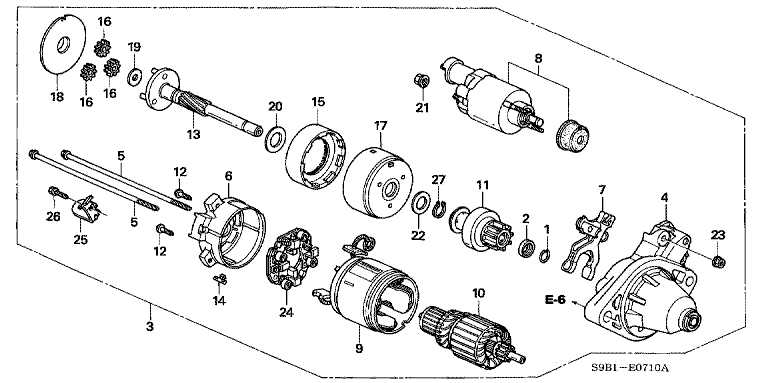 Starter Motor (DENSO)