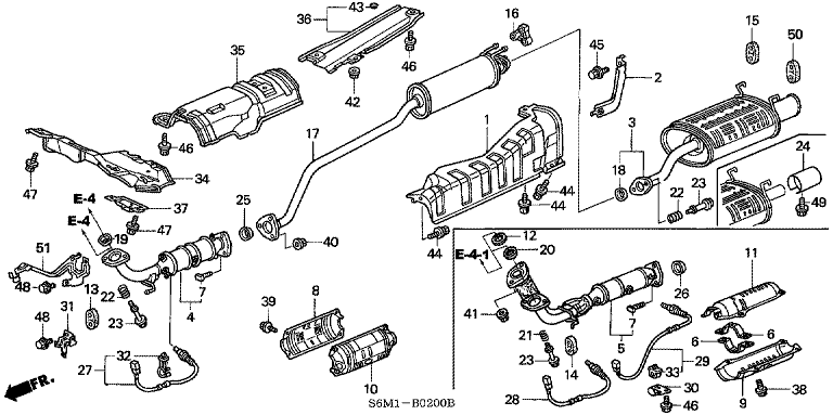 Exhaust pipe/silencer