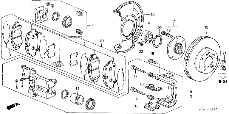 Front brake (2)