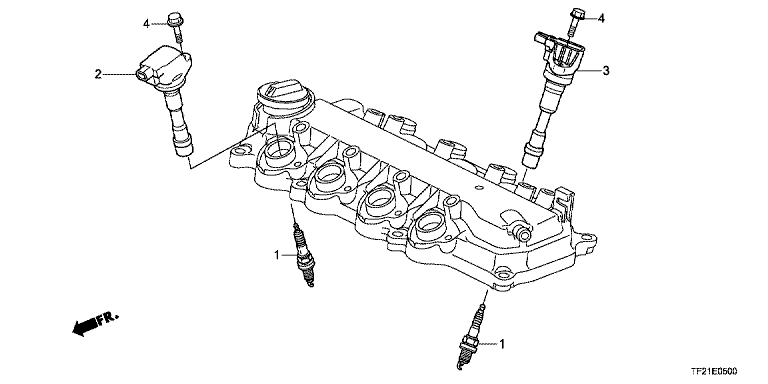 Plug top coil (1.3L)