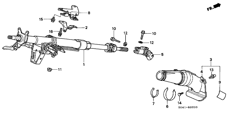 Steering column