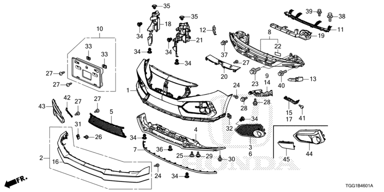 Front bumper (TYPE R)