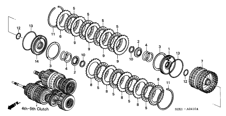 Clutch (Fourth-Fifth) (V6)