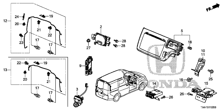 Navigation system/rear camera