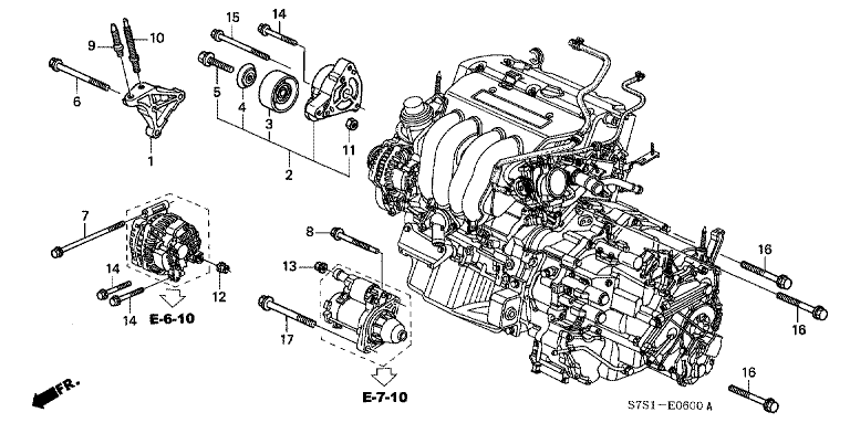 Engine mounting bracket