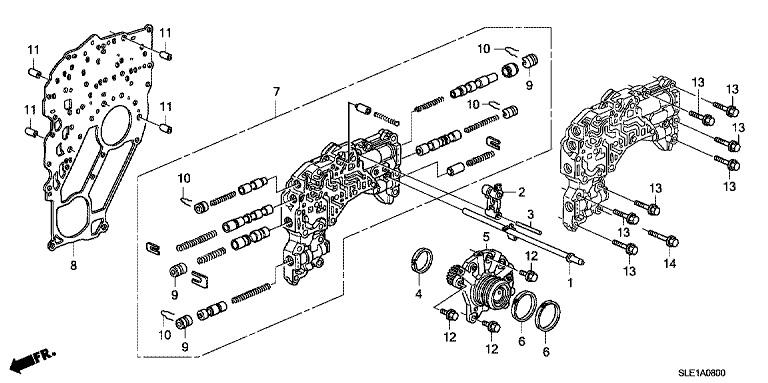 Main Valve Body (CVT)