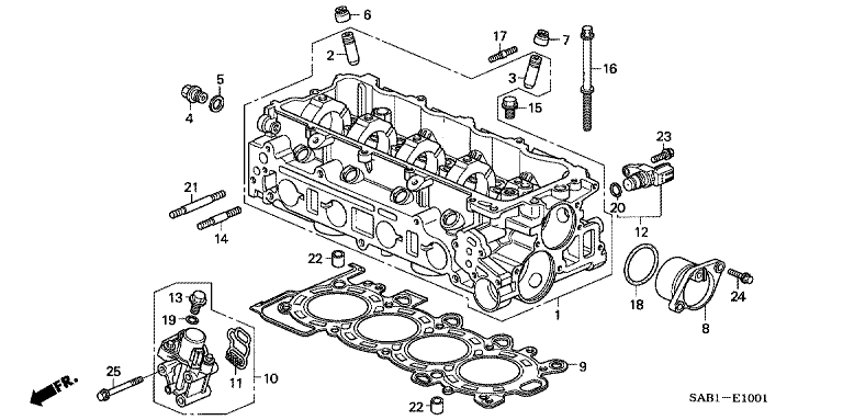 Cylinder head (VTEC)