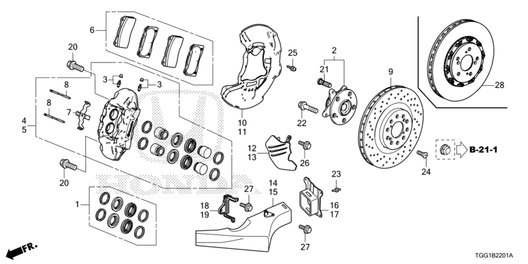 Front brake (TYPE R)