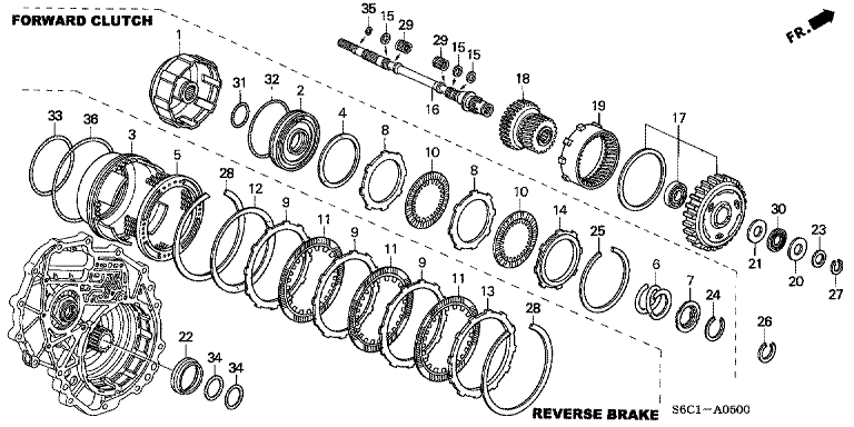 Input Shaft/Forward Clutch (HMM)