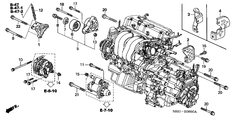 Engine mounting bracket