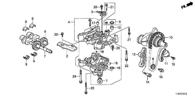 Balancer shaft (2.0L)