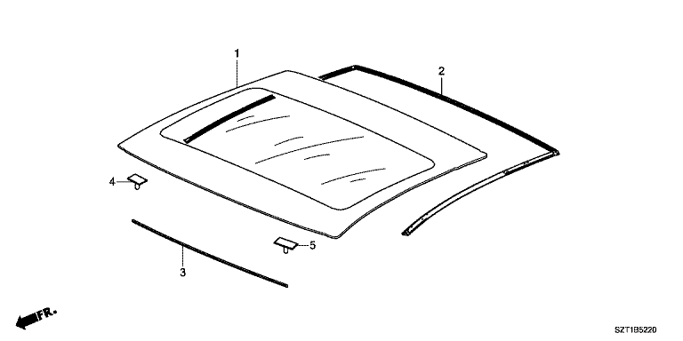 Roof glass