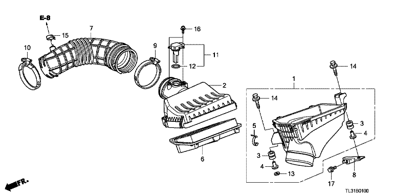 Air Cleaner (2.4L)