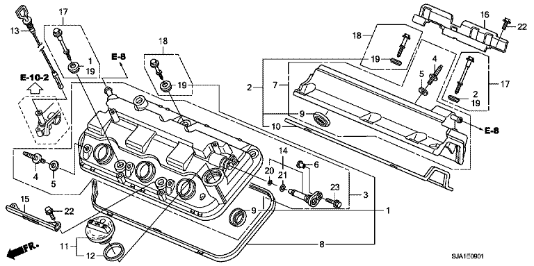 Cylinder head cover (2)