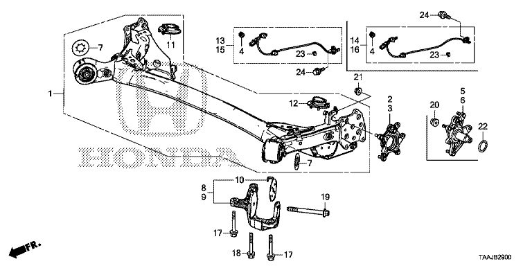 Rear axle (2WD)