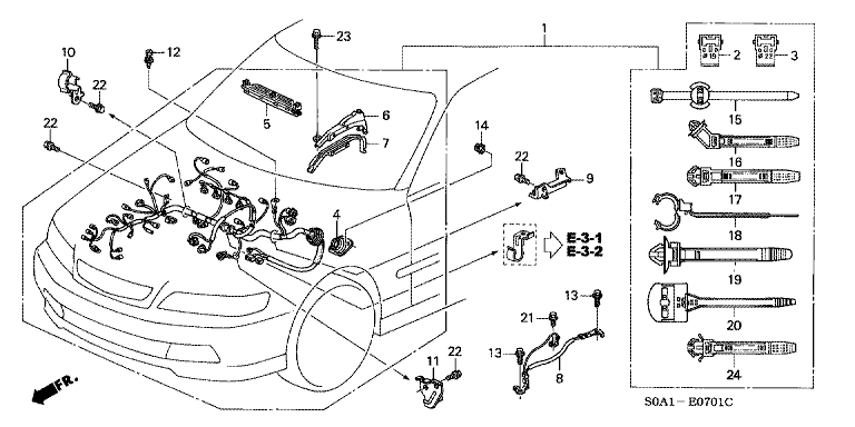 Engine wire harness