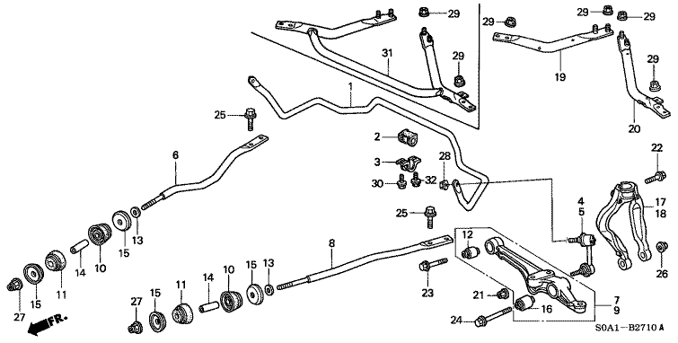 Front stabilizer / Front lower arm