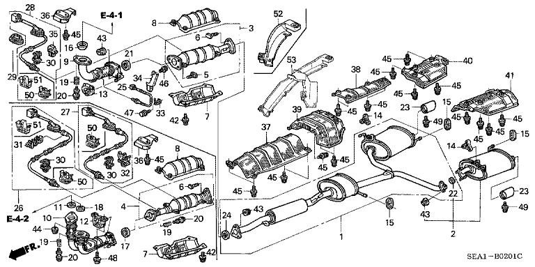 Exhaust Pipe (2WD) (2)