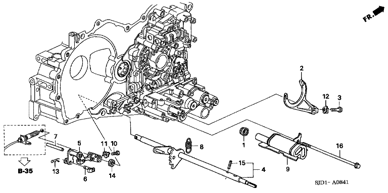 Shift fork