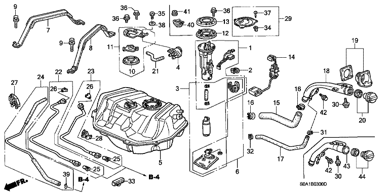 Fuel tank (2WD)