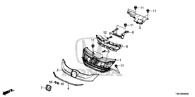 Front grill (100,500,600)