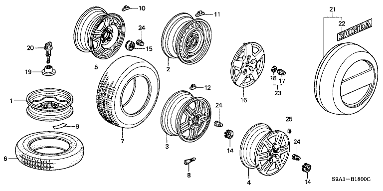 Tire/Wheel disc